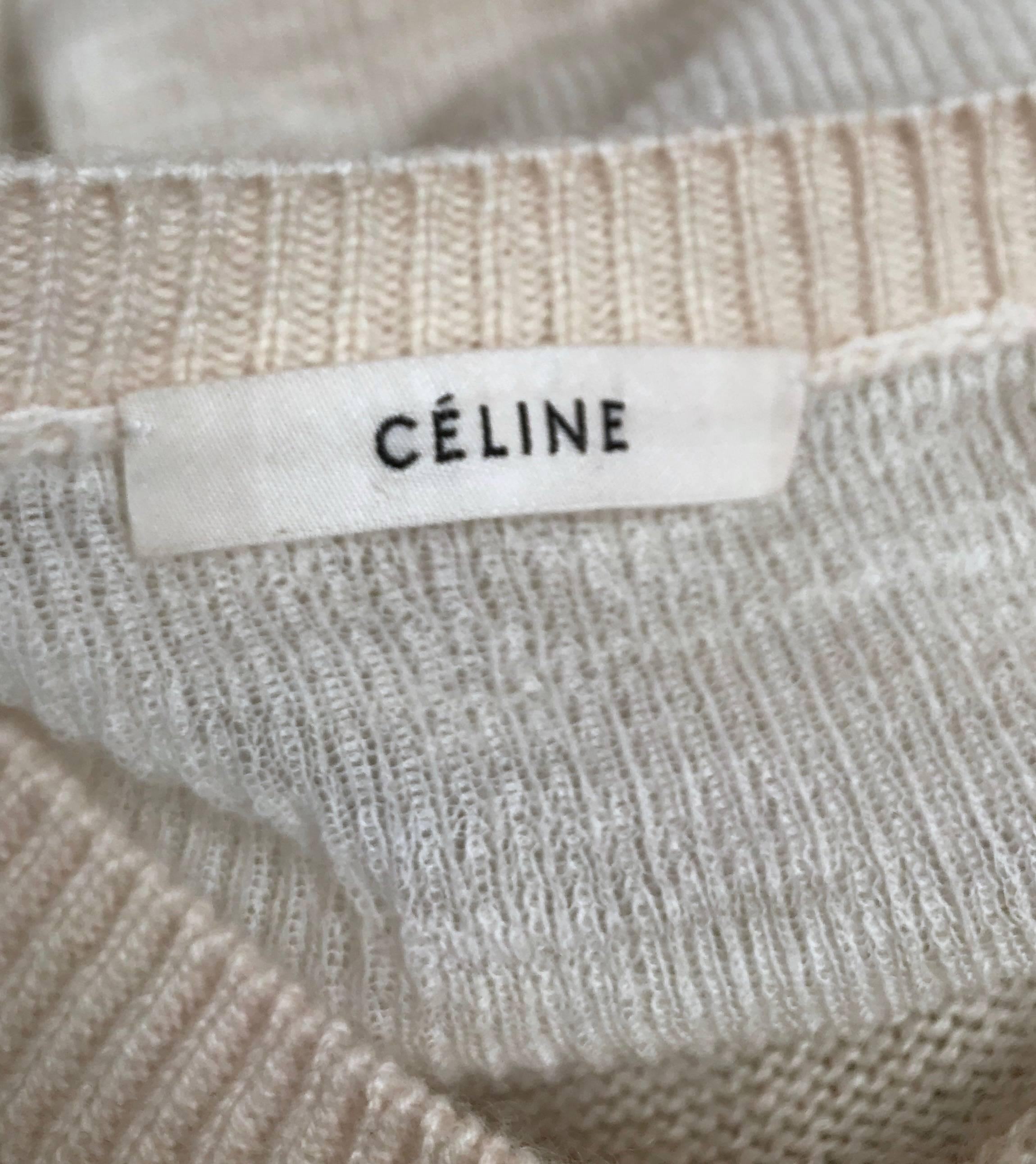 celine alpaca sweater