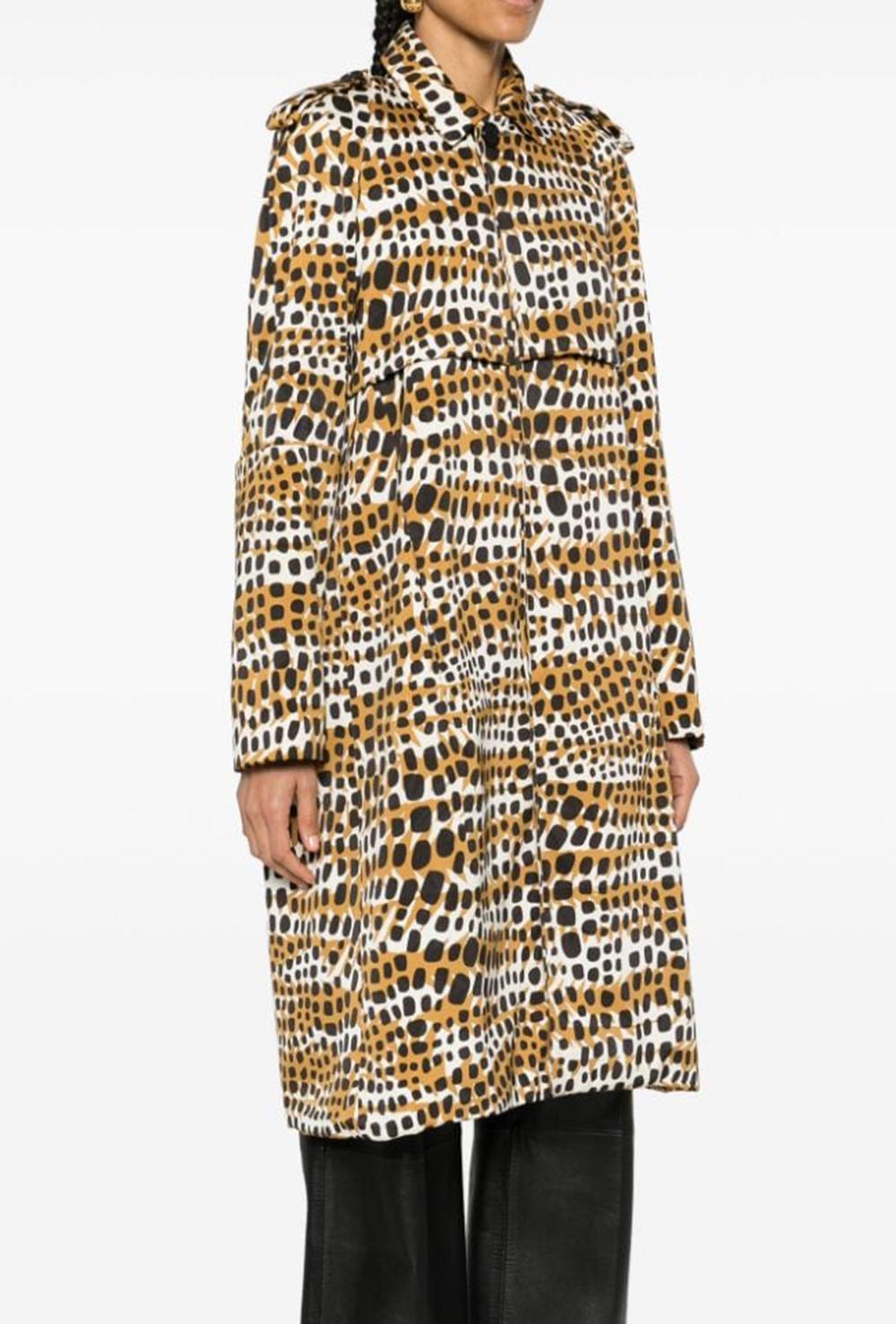 Celine by Phoebe Philo Cheetah Trench Coat In Good Condition For Sale In Paris, FR
