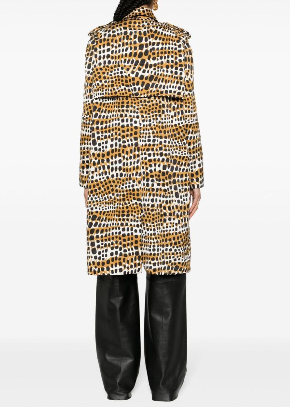 Women's Celine by Phoebe Philo Cheetah Trench Coat For Sale