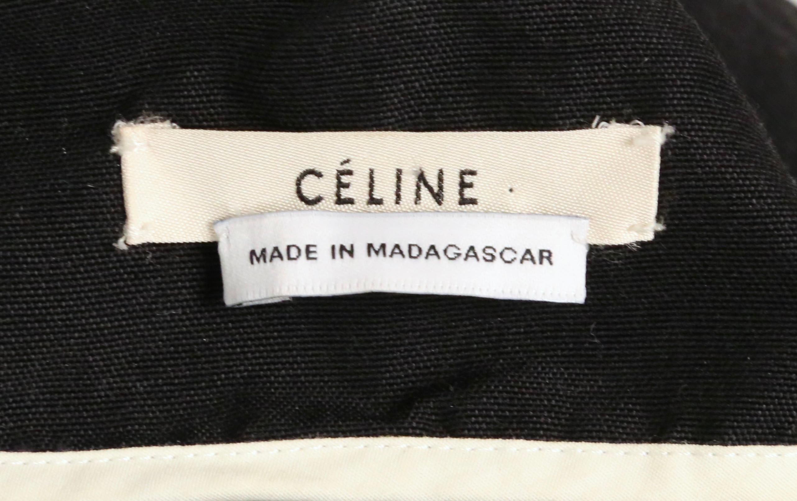Celine By PHOEBE PHILO deep navy blue anorak zipped jacket in cotton -2011 3