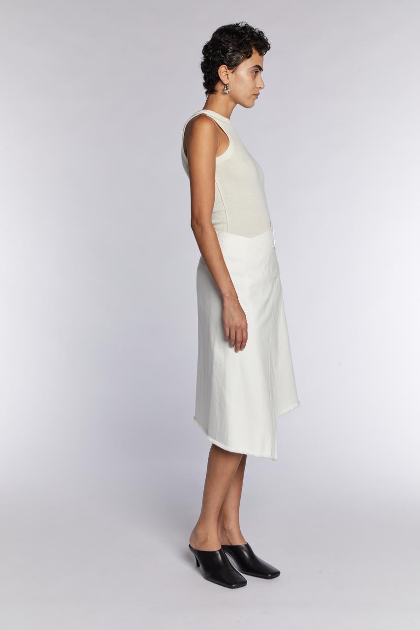 Céline by Phoebe Philo Denim Wrap Skirt 2010s In Excellent Condition For Sale In London, GB