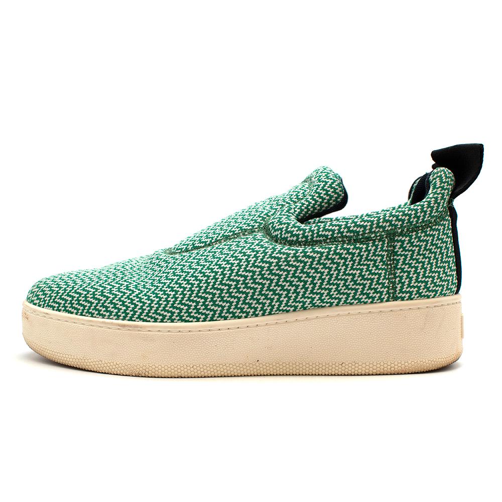 celine sneakers green