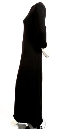 CELINE by PHOEBE PHILO 'Joan Didion' long black ad campaign dress