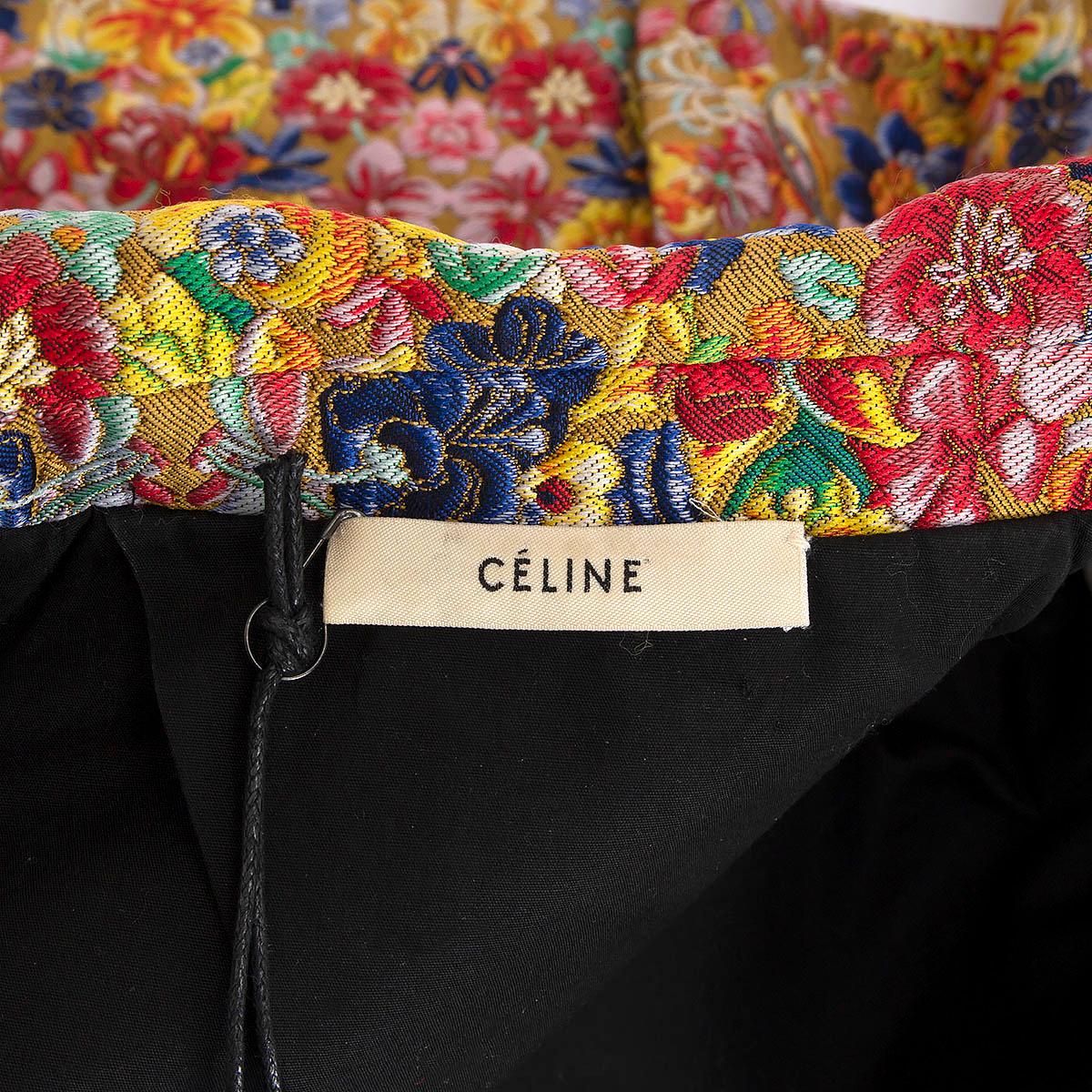 Women's CELINE by PHOEBE PHILO multicolor 2012 FLORAL Blazer Jacket 36 XS For Sale