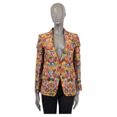 CELINE by PHOEBE PHILO Mehrfarbige 2012 FLORAL Blazerjacke 36 XS