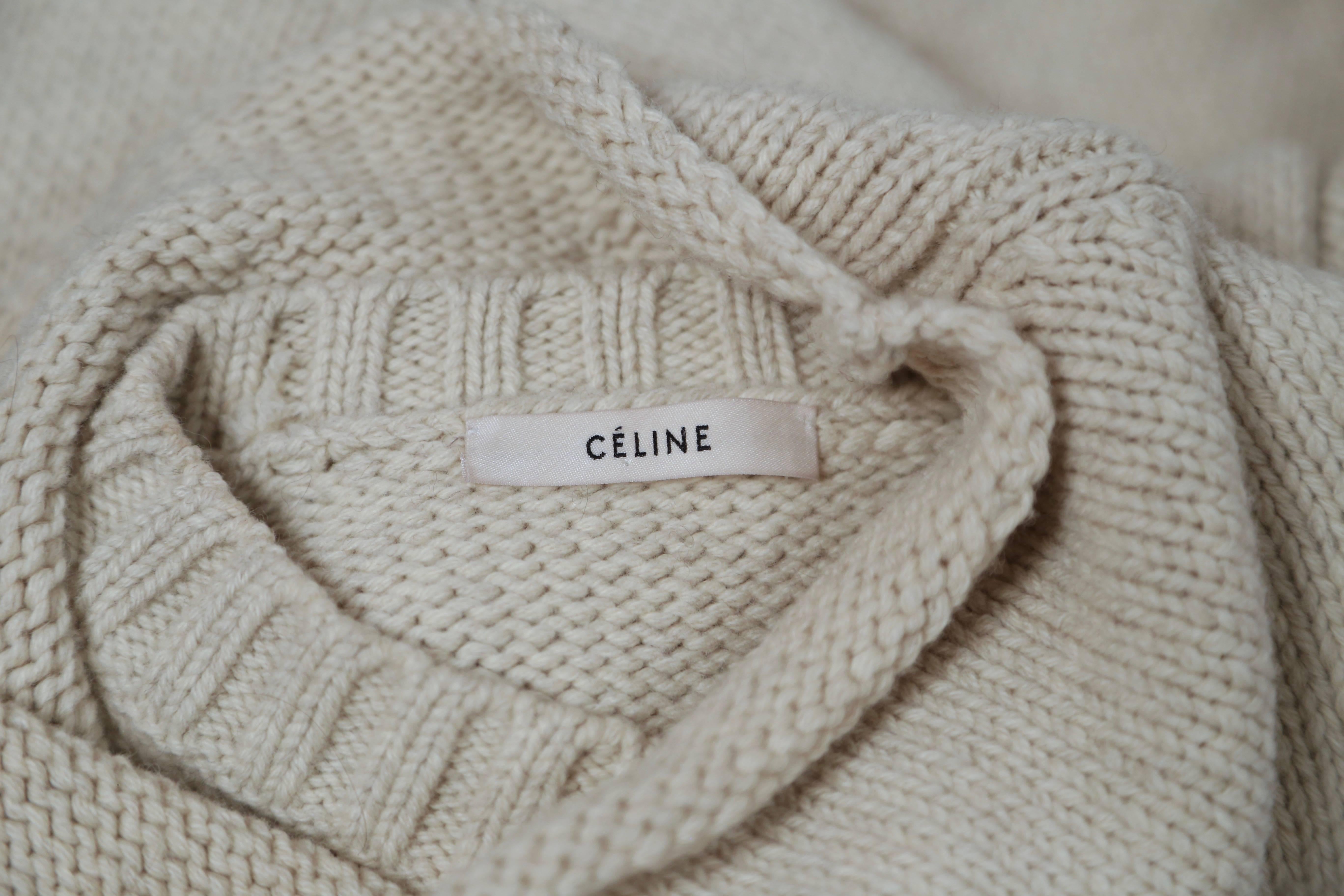 celine oversized cashmere sweater