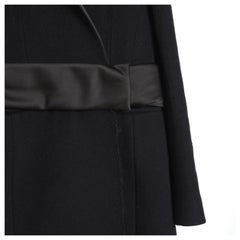 Céline by Phoebe Philo PF14 Manteau FR38 Black Wool Kimono Coat US8 Celine