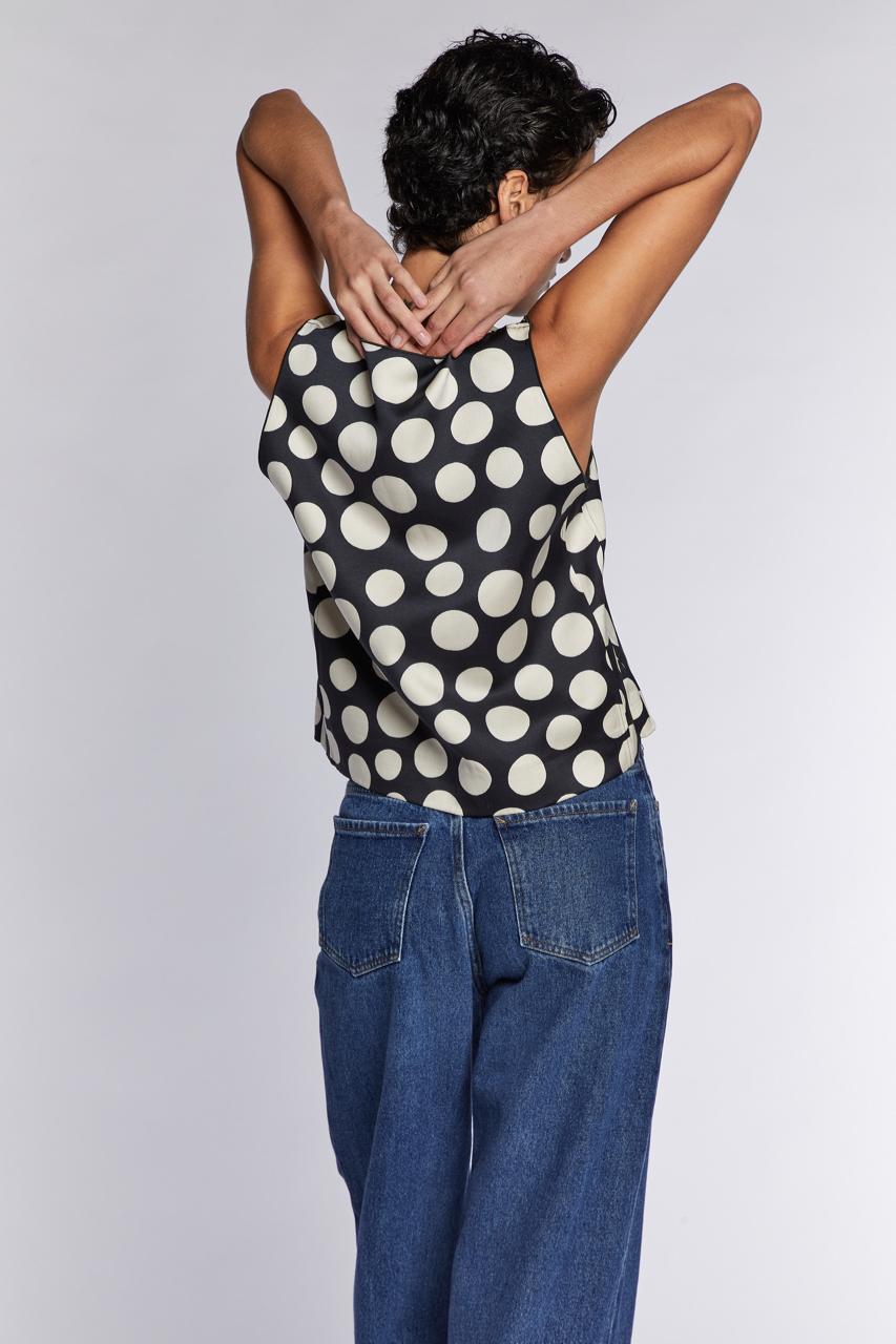 Céline by Phoebe Philo Top a Dot Dot S/S 2015 in vendita 2