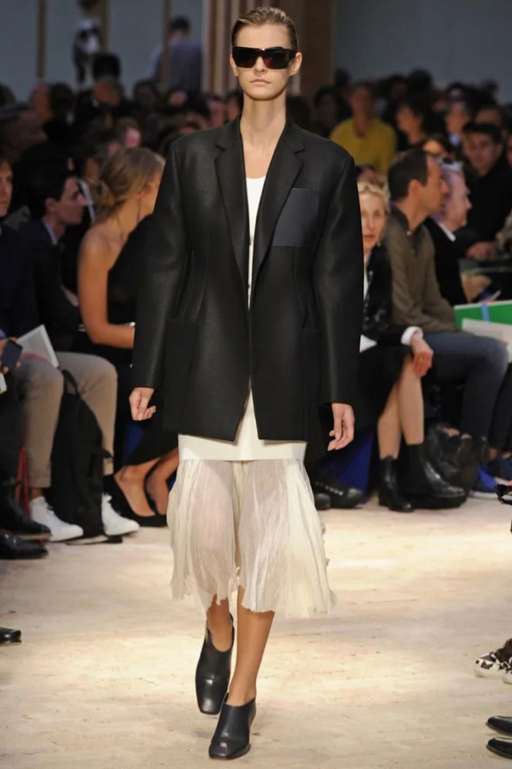 Céline by Phoebe Philo Raw Edge Gauze Skirt S/S 2014 5