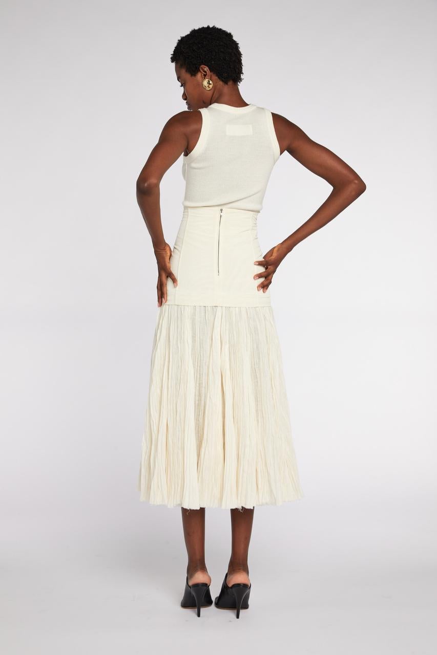 Céline by Phoebe Philo Raw Edge Gauze Skirt S/S 2014 1