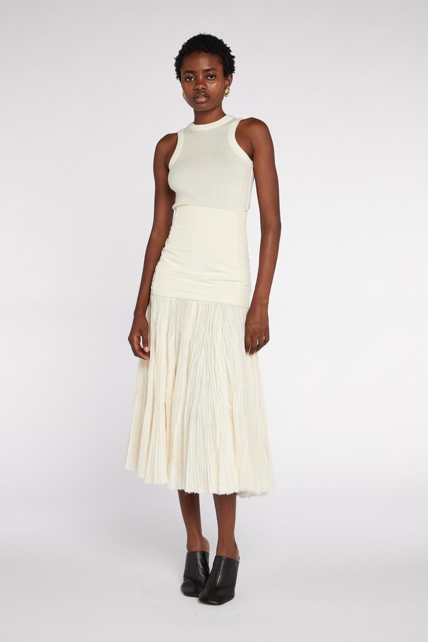 Céline by Phoebe Philo Raw Edge Gauze Skirt S/S 2014 2