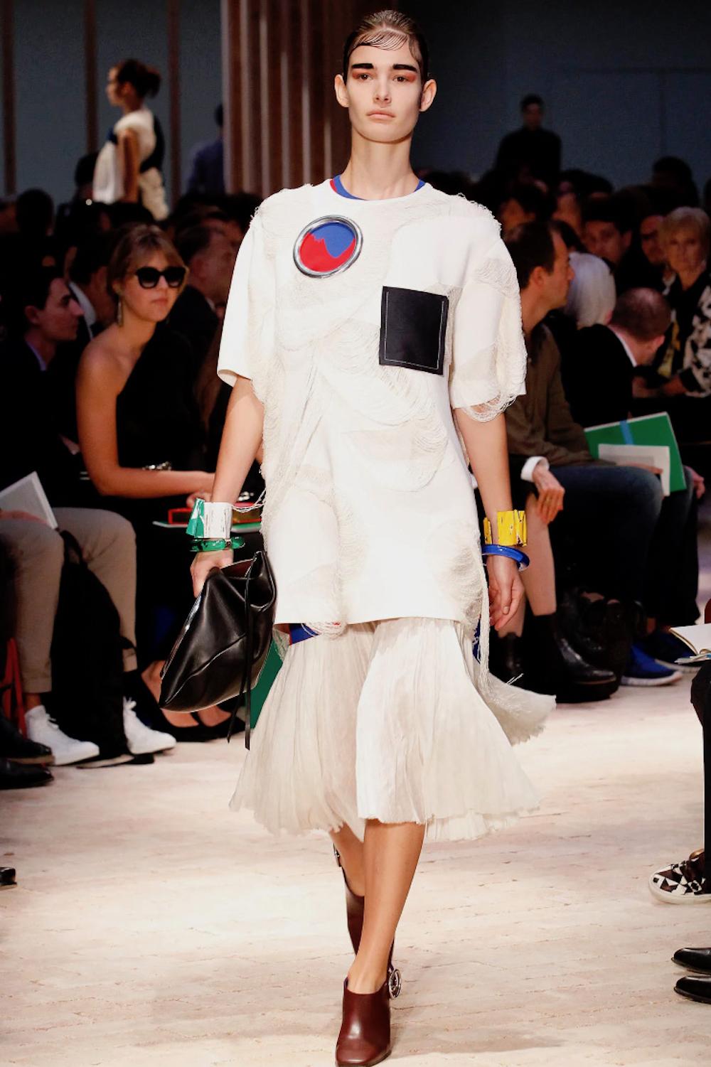 Céline by Phoebe Philo Raw Edge Gauze Skirt S/S 2014 3
