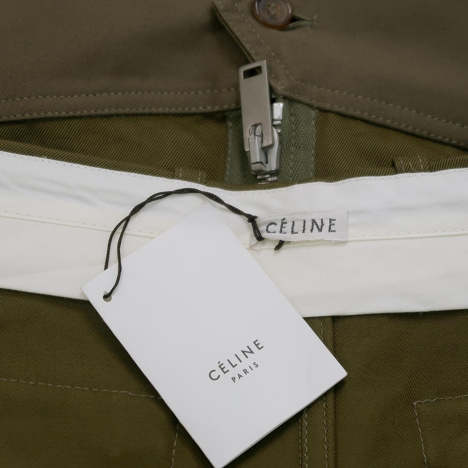 Céline by Phoebe Philo Resort 2010 Cotton Zip Detail Skirt In Excellent Condition In Brussels, BE
