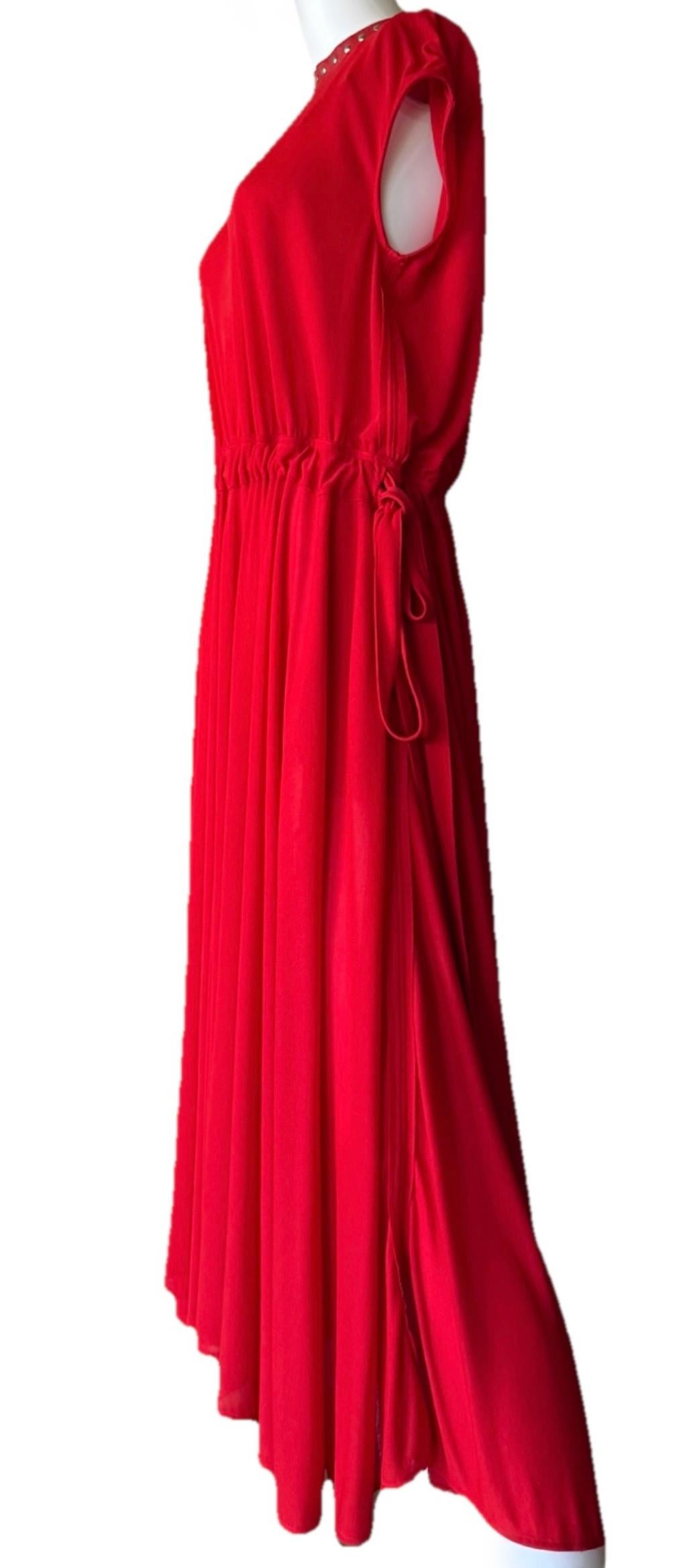 Celine by Phoebe Philo Robe longue cloutée réversible - Pré-automne 2017 Bon état - En vente à Woodland Hills, CA