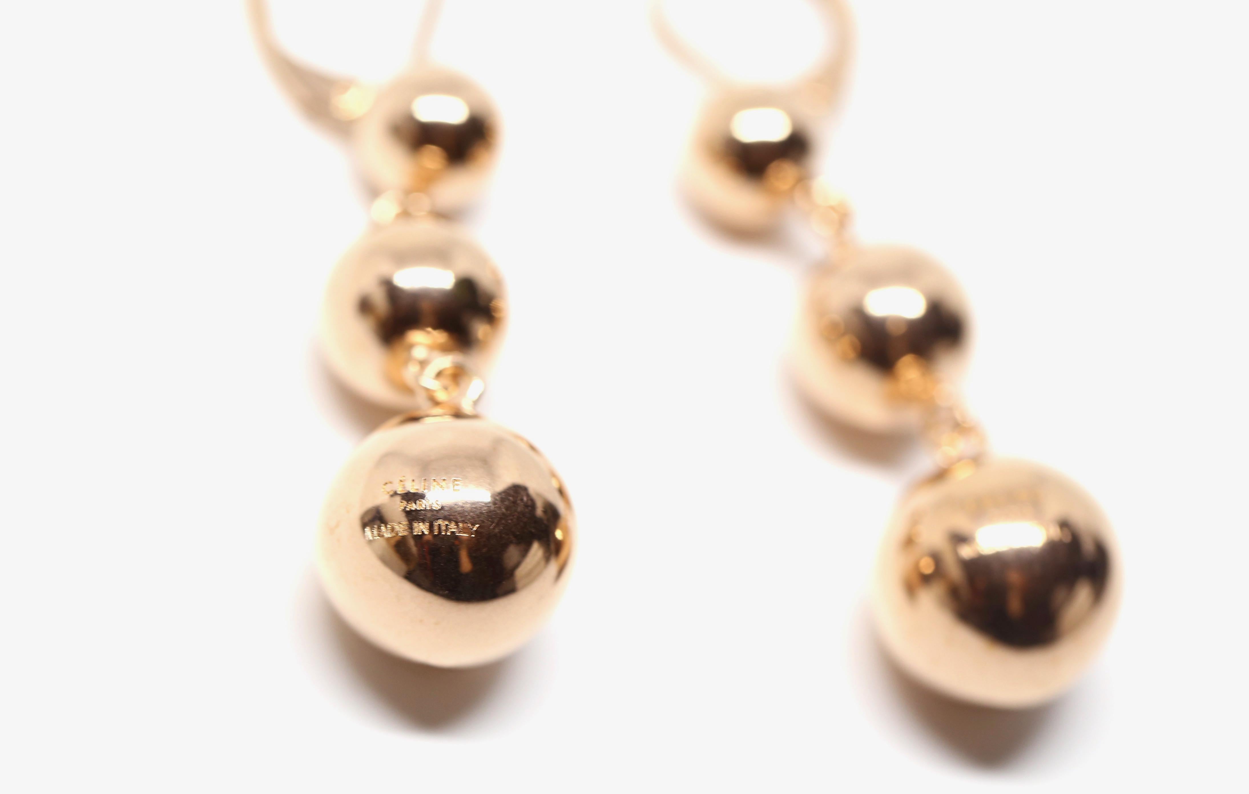 celine drop earrings
