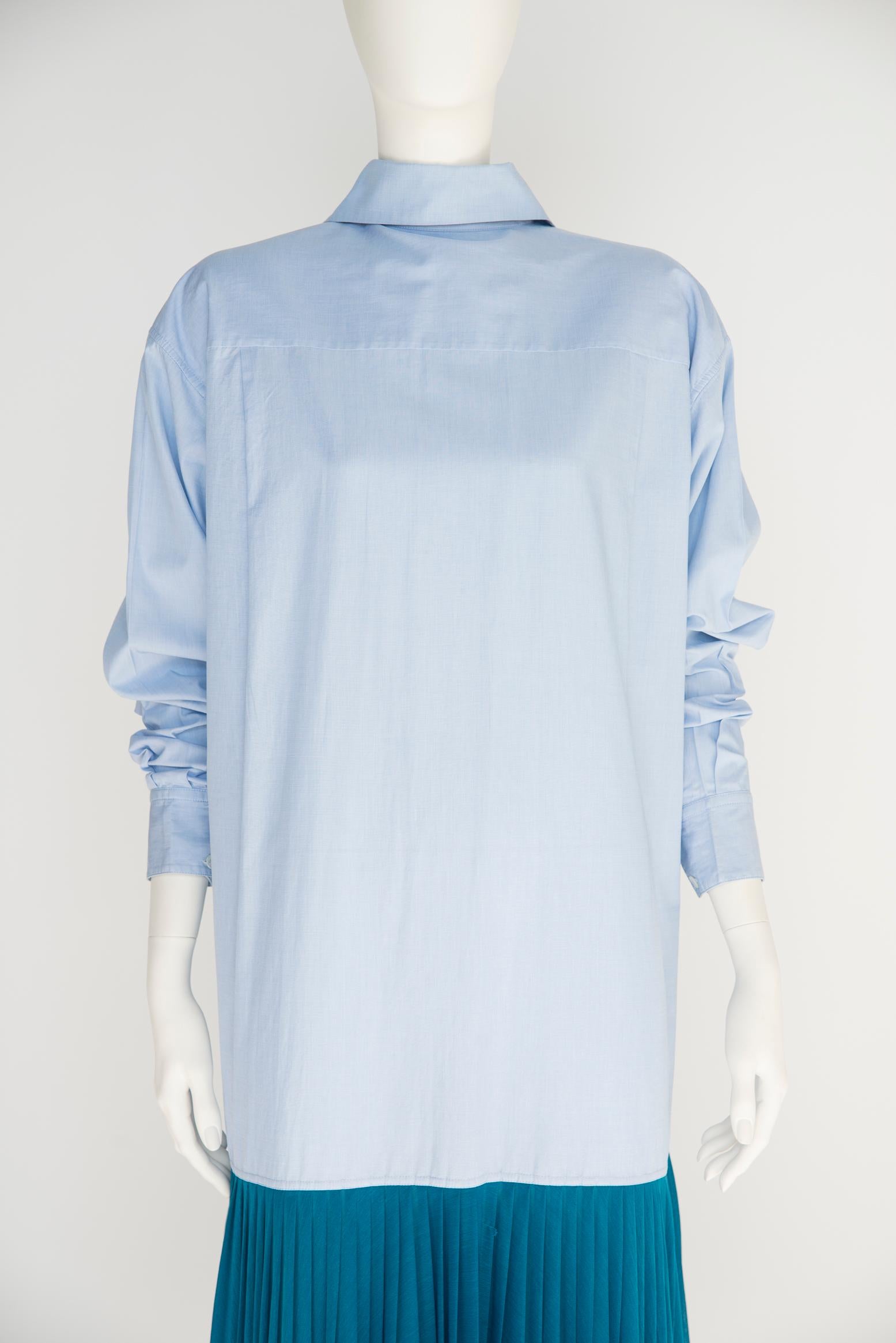 Céline By Phoebe Philo Runway Pleated Shirt Dress, Spring-Summer 2017 6