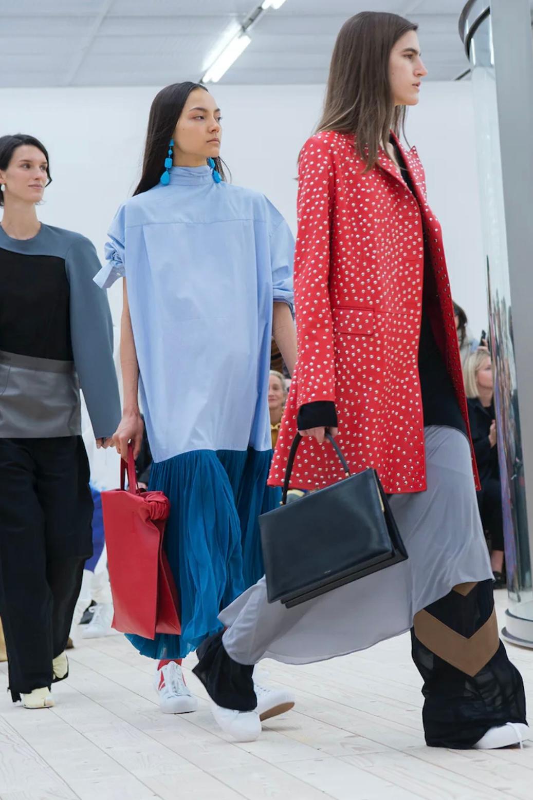 Women's Céline By Phoebe Philo Runway Pleated Shirt Dress, Spring-Summer 2017