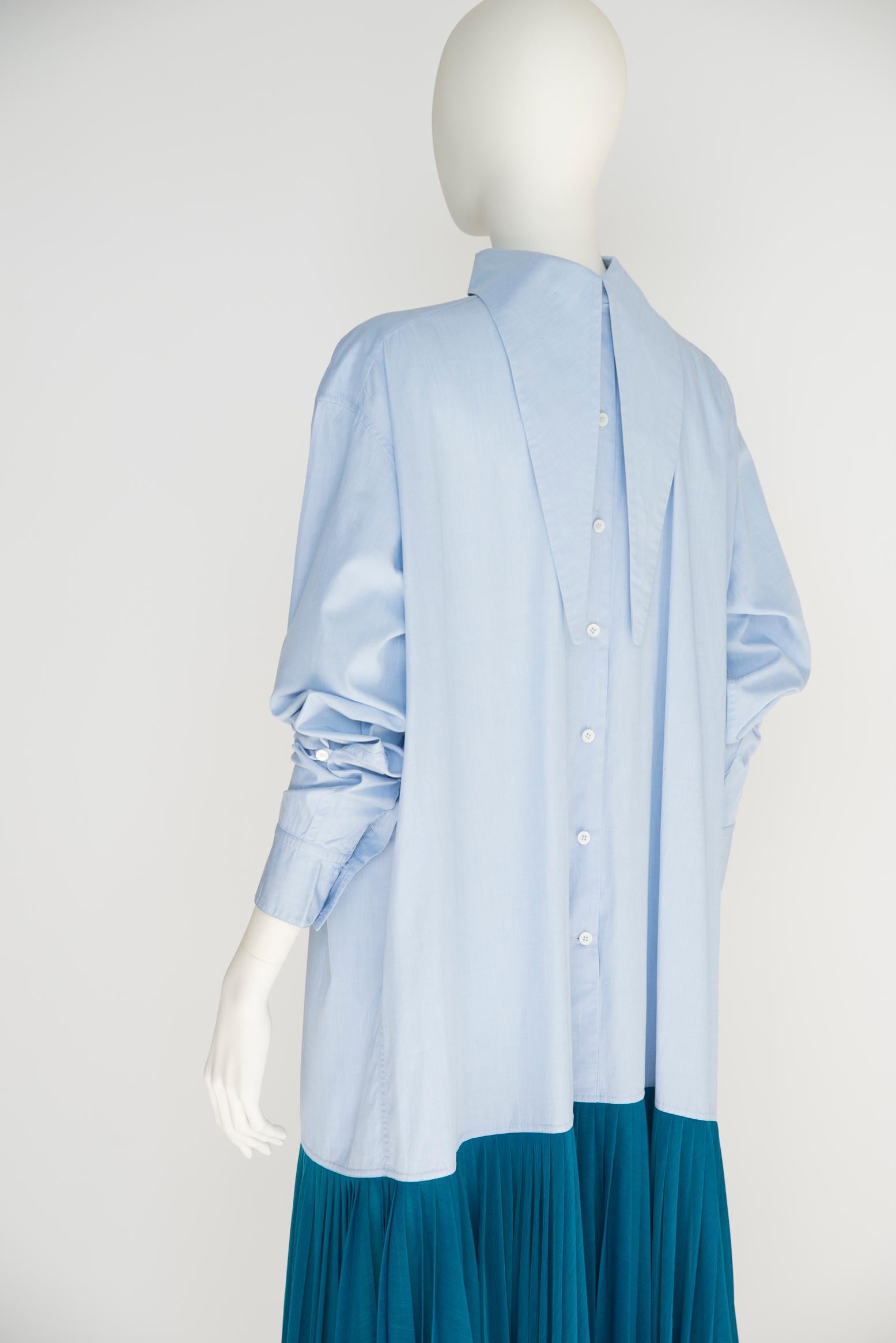 Céline By Phoebe Philo Runway Pleated Shirt Dress, Spring-Summer 2017 4