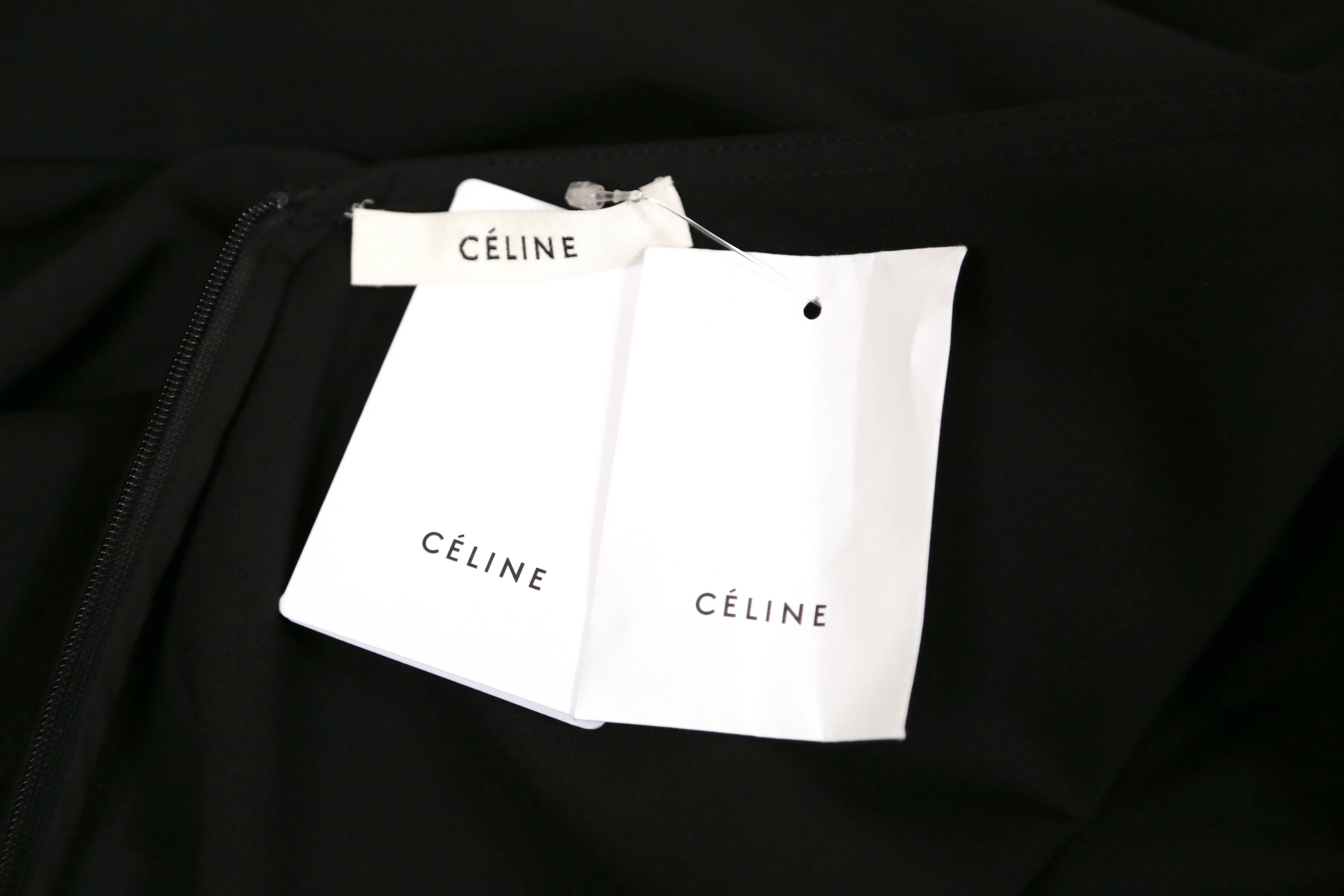 Celine by Phoebe Philo runway tunic dress with neck ties and open back 2