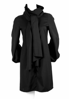 Celine by Phoebe Philo runway tunic dress with neck ties and open back