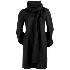 Celine by Phoebe Philo runway tunic dress with neck ties and open back
