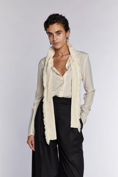 Céline by Phoebe Philo  Silk blouse With Scarf 2010s