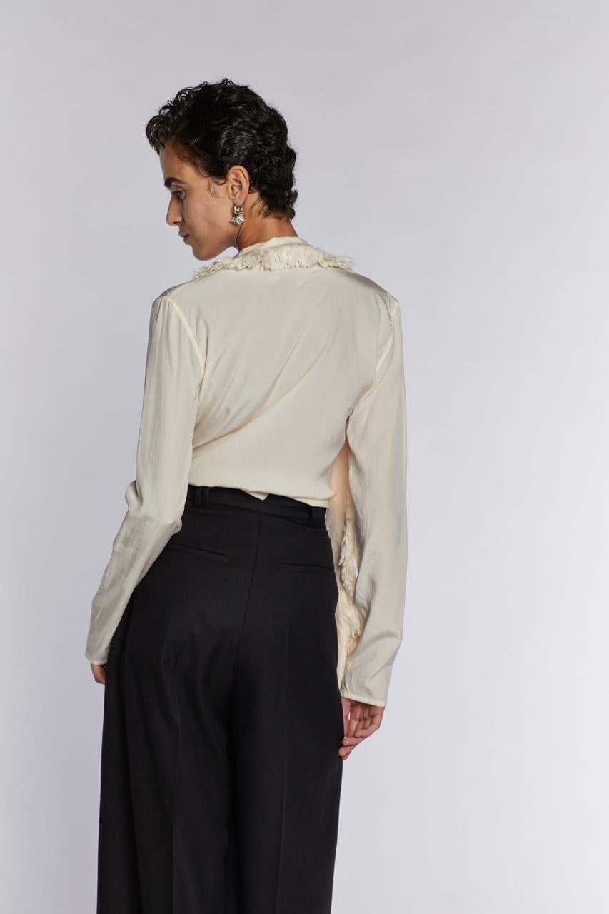 Women's Céline by Phoebe Philo  Silk blouse With Scarf 2010s
