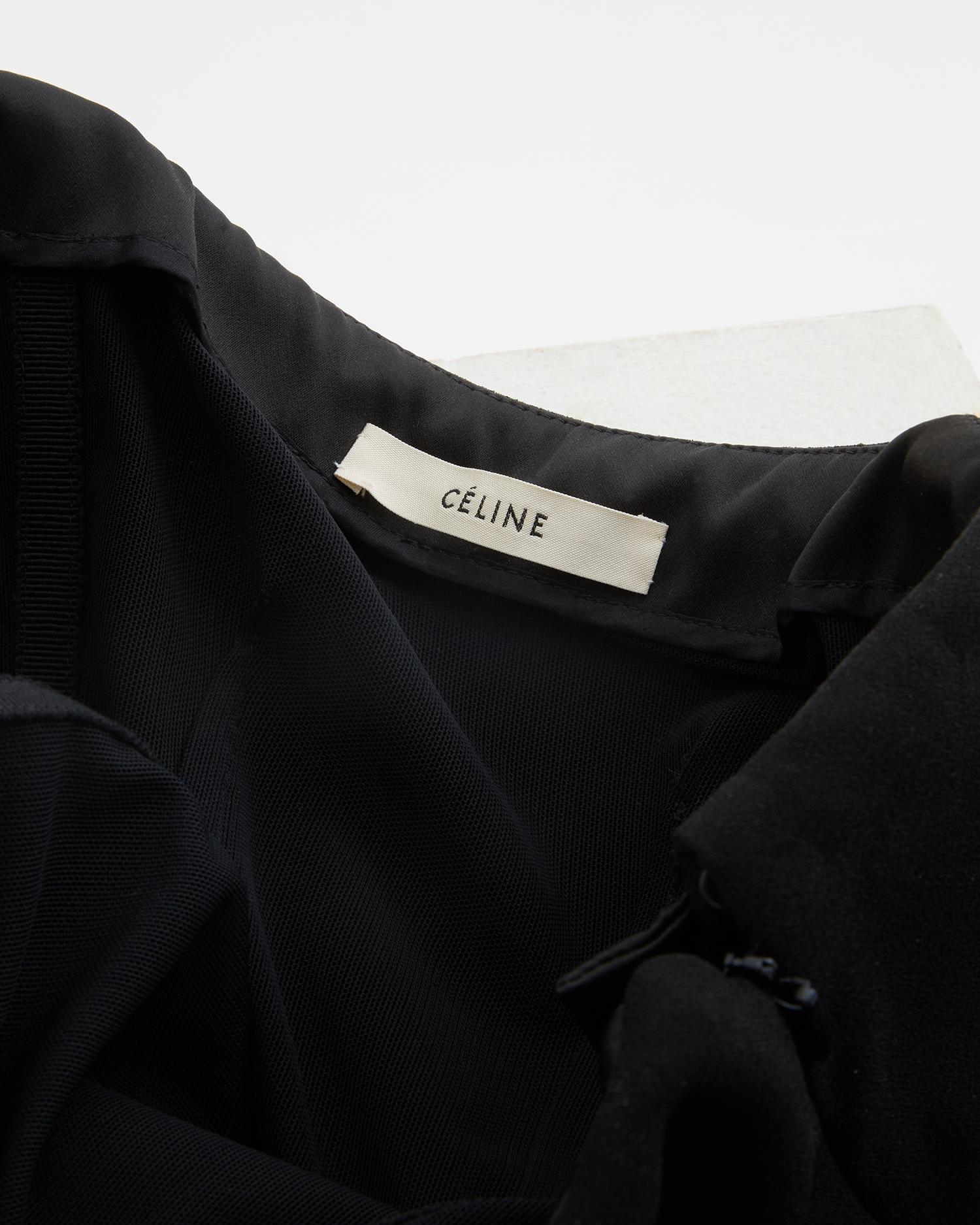 Céline by Phoebe Philo Slack split panel bustier strapless top, fw 2011  For Sale 2
