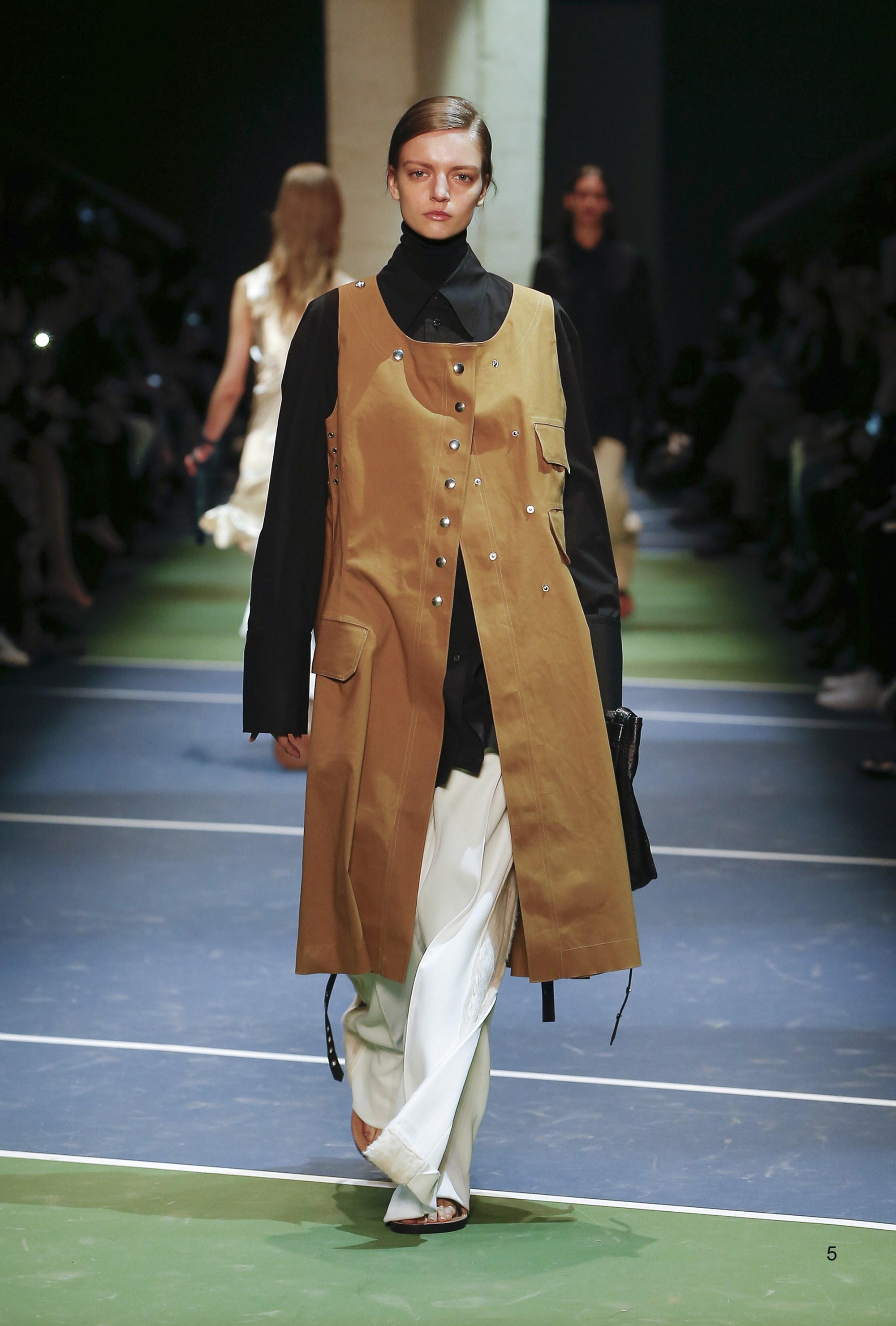 CELINE by PHOEBE PHILO sleeveless mackintosh trench coat - runway 2016 1