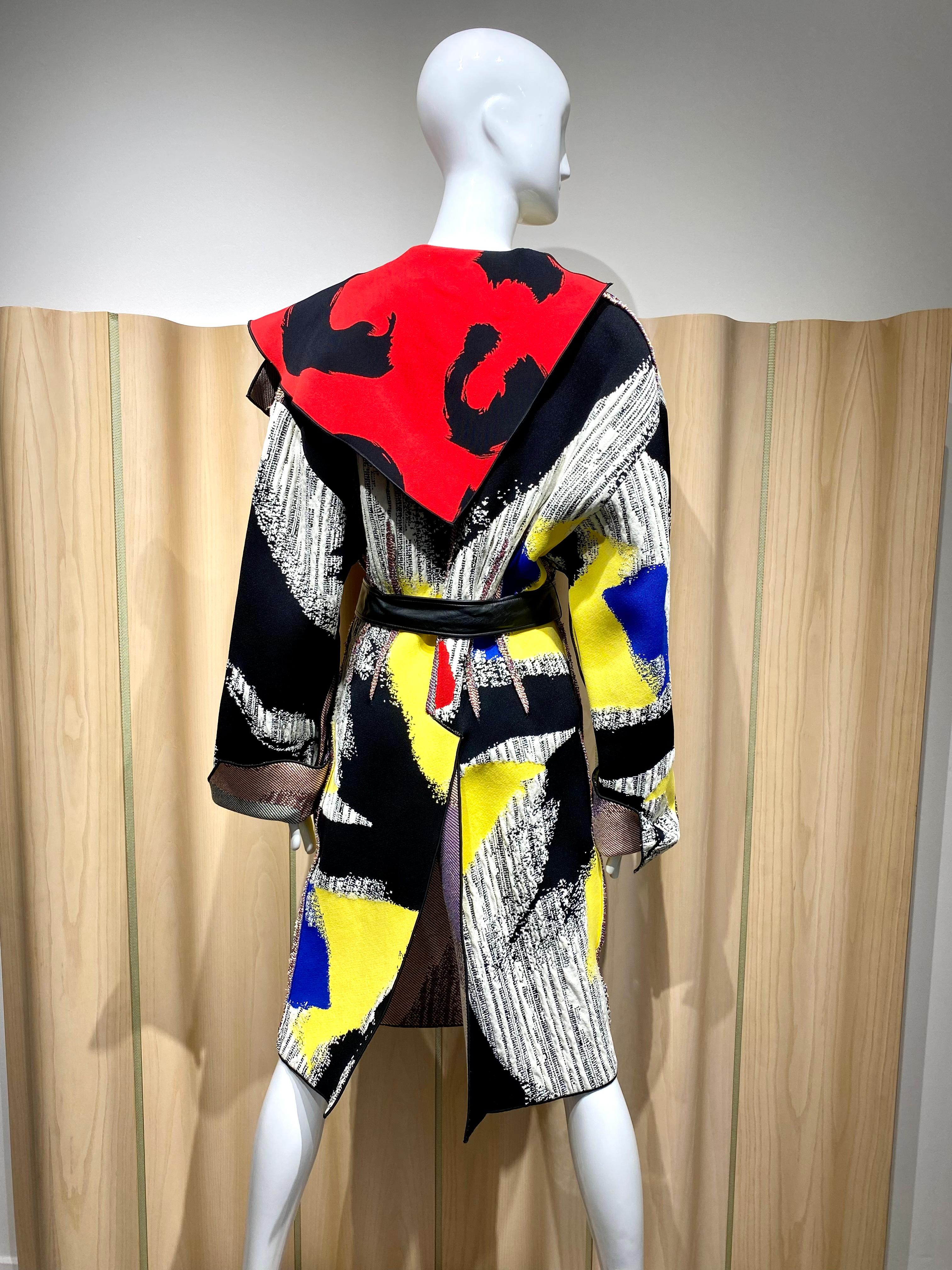 Women's CELINE by Phoebe Philo spring 2014  Graffiti Print  Coat