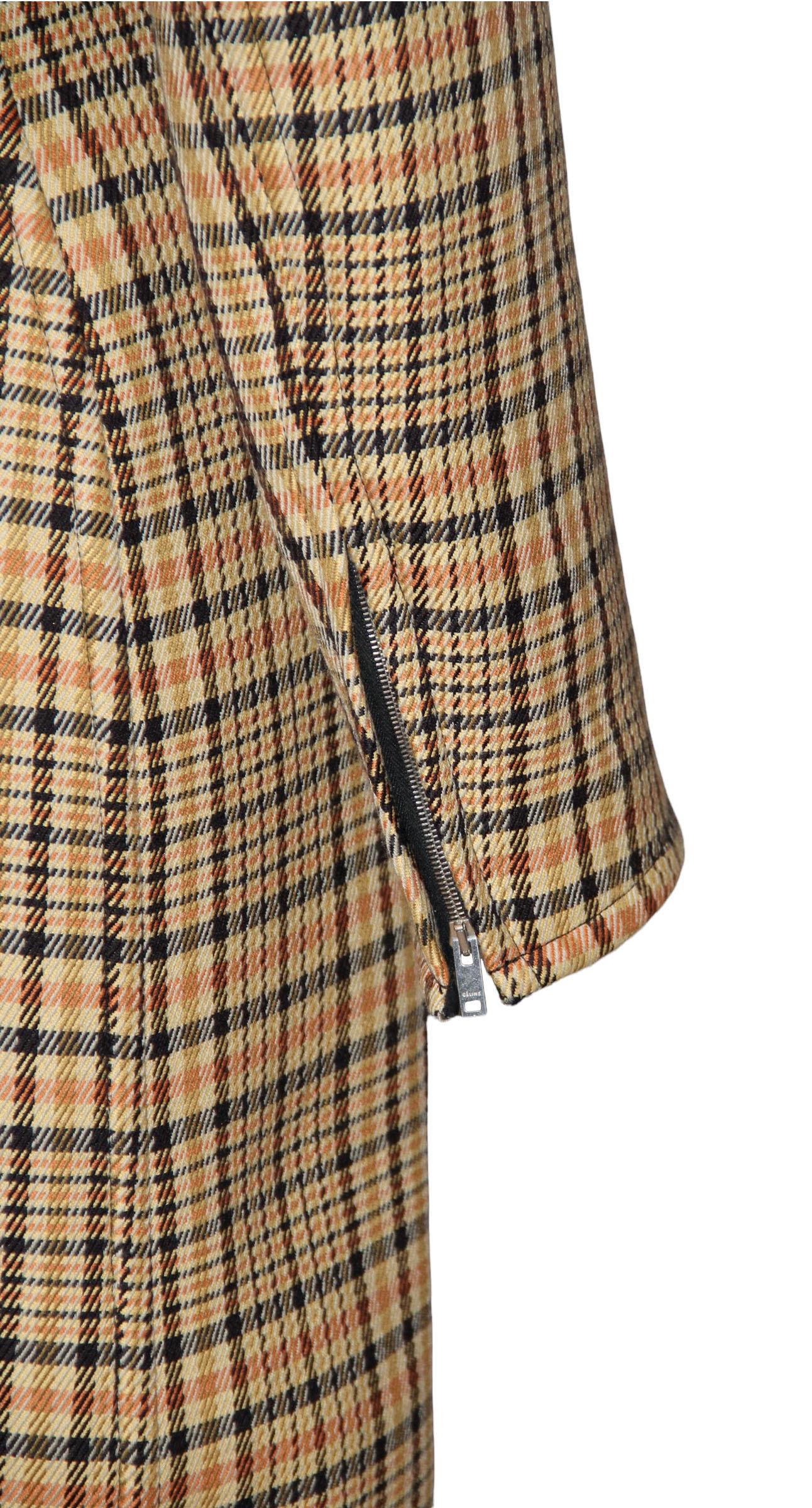 Women's or Men's Céline by Phoebe Philo SS 2016 Tartan Tweed Coat