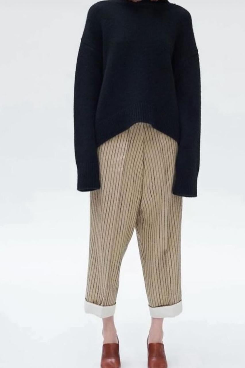 Céline by Phoebe Philo - Completo di tunica e pantaloni a righe PF 2017 in vendita 10