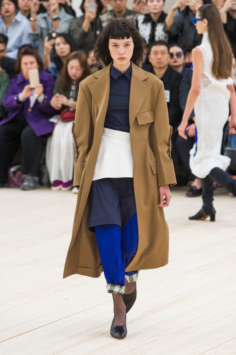 Runway Celine Suit Jacket Celine Shawl Tuxedo Suit Black Wool