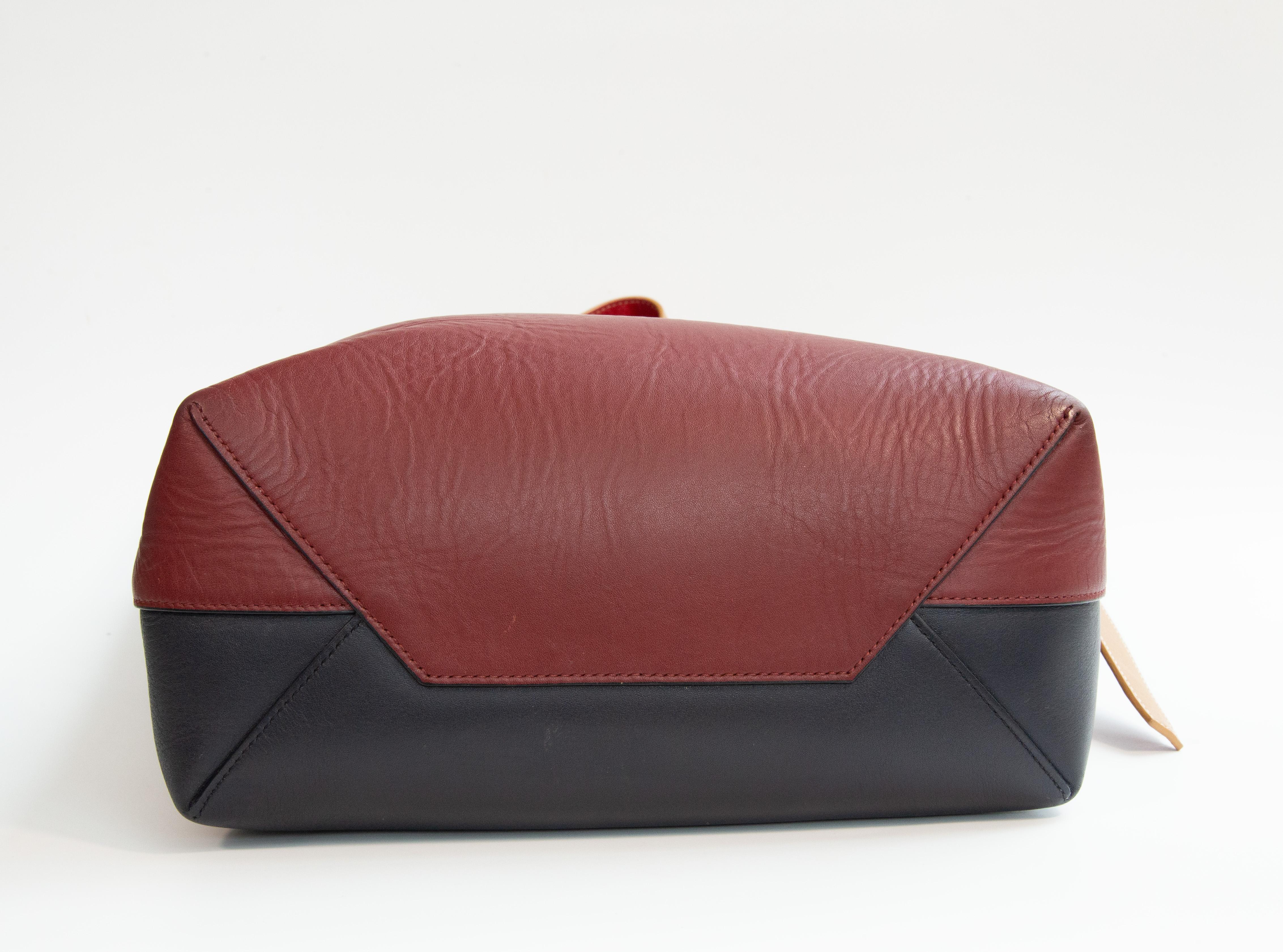 Celine by Phoebe Philo Twisted Cabas Bag Multicolor Leather en vente 3