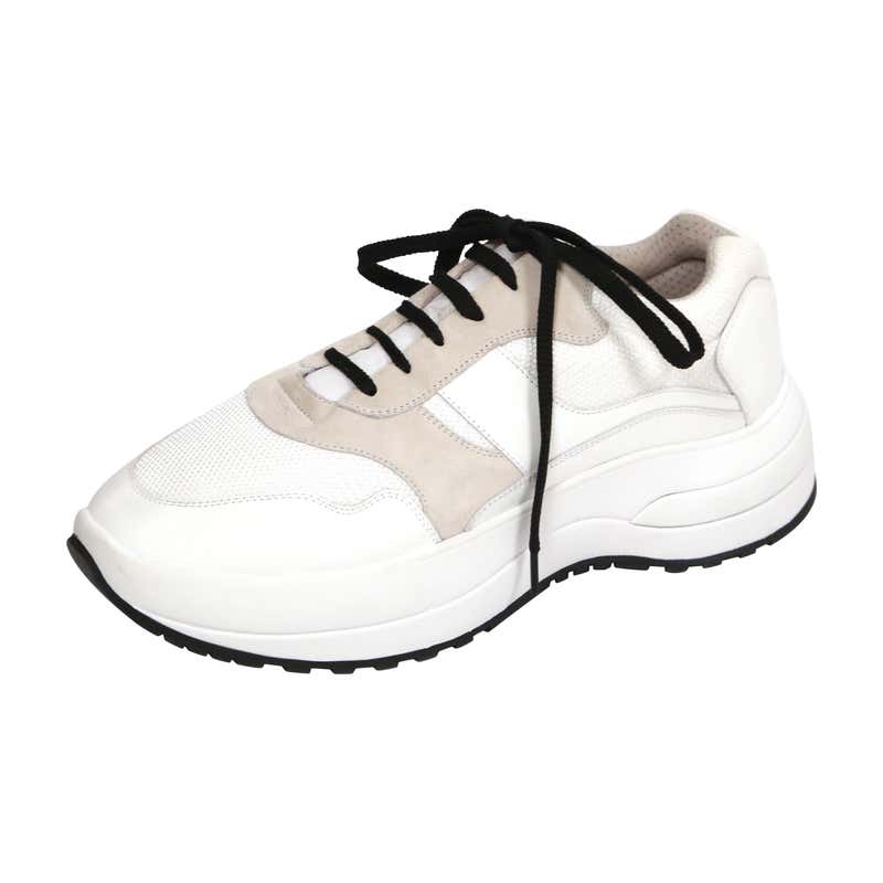 CELINE by PHOEBE PHILO white leather 'Delivery' sneakers - 41 - NEW at ...