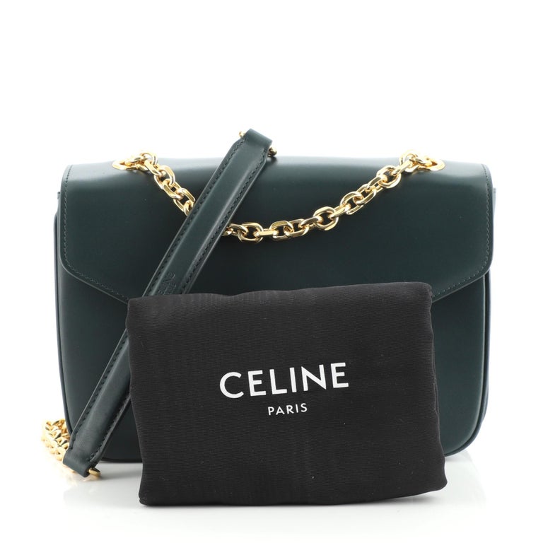 Céline Celine Black Leather Chain Shoulder Bag Metal ref.150106 - Joli  Closet