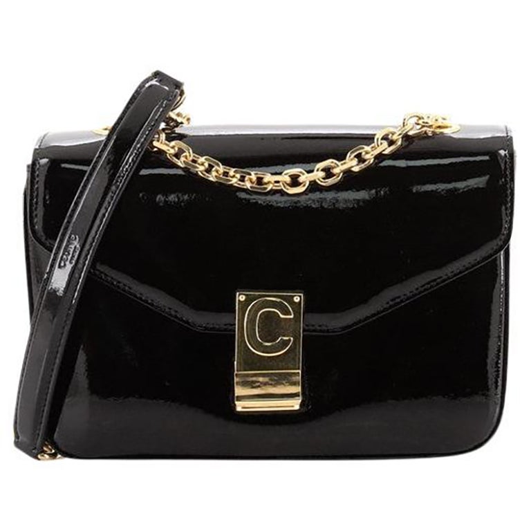 Celine C Bag Patent Medium