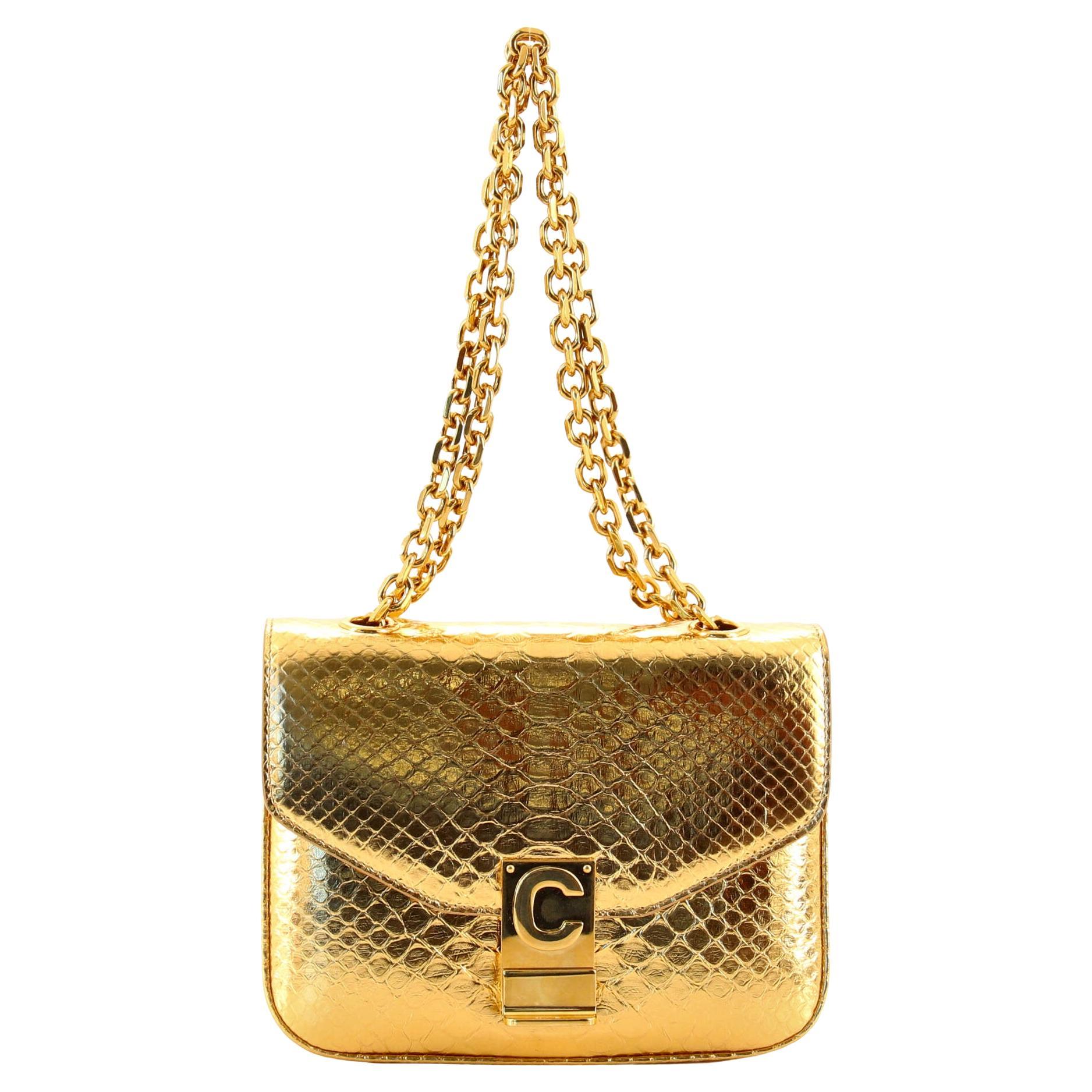 Celine C Bag Python Small