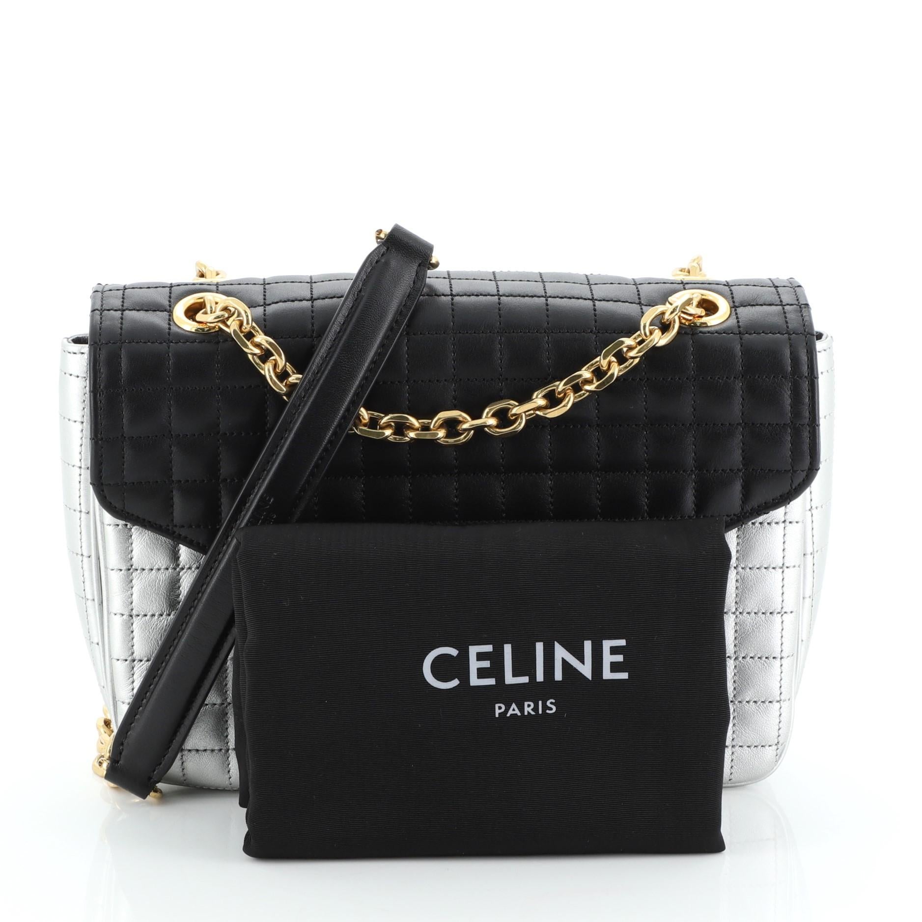 Celine C Bag Quilted Leather Medium at 1stDibs