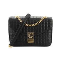 Celine C Bag Quilted Leather Medium