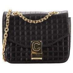 Celine C Bag Quilted Leather Small