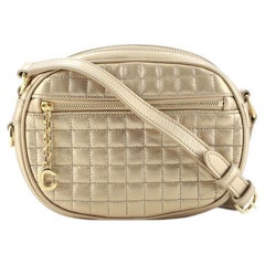 Celine C Charm Camera Bag Quilted Leather Small