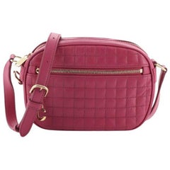 Celine C Charm Camera Bag Quilted Leather Small