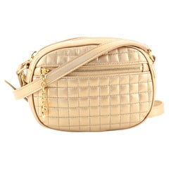 Celine C Charm Camera Bag Quilted Leather Small