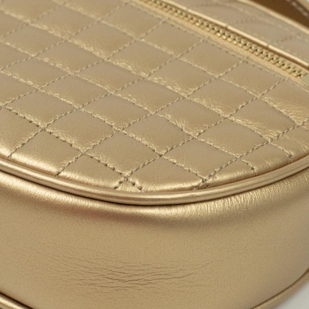 CÉLINE C charm Shoulder bag in Gold Leather 5