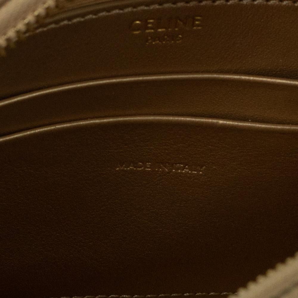 CÉLINE C charm Shoulder bag in Gold Leather 1