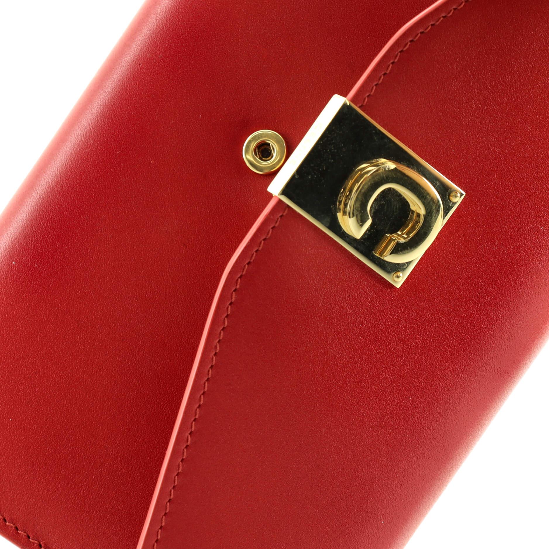 Celine C Wallet on Chain Leather 1