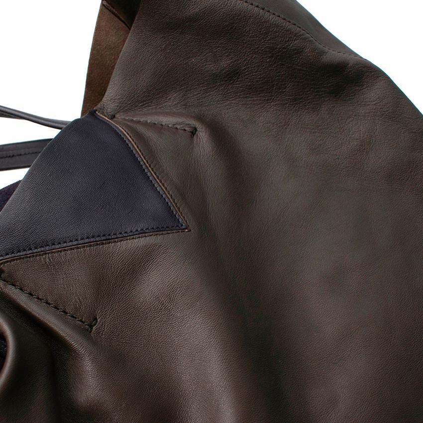 Black Celine Cabas Bicolour Lambskin Soft Tote Bag For Sale