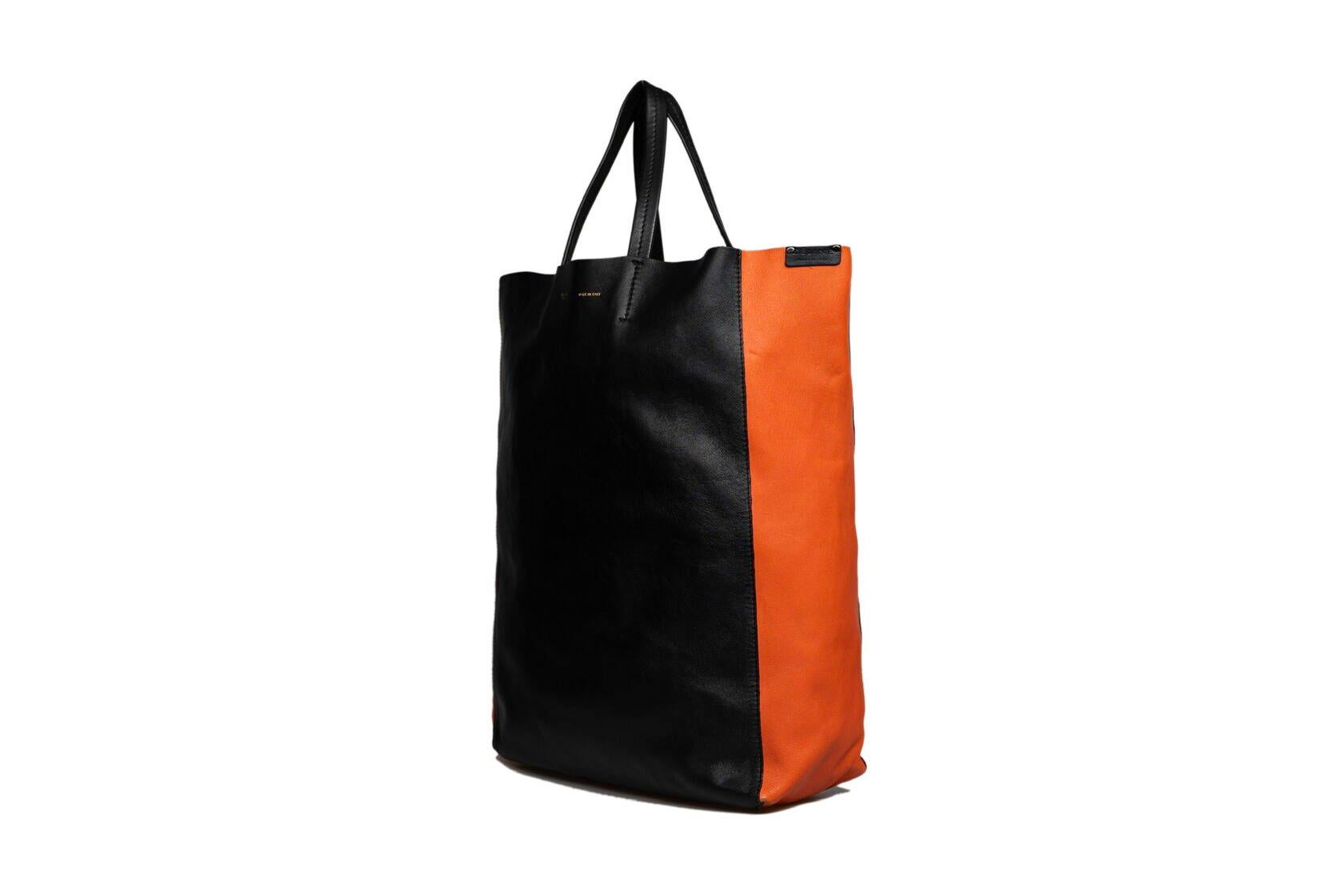 Celine Cabas Leather Tote Bag For Sale 4