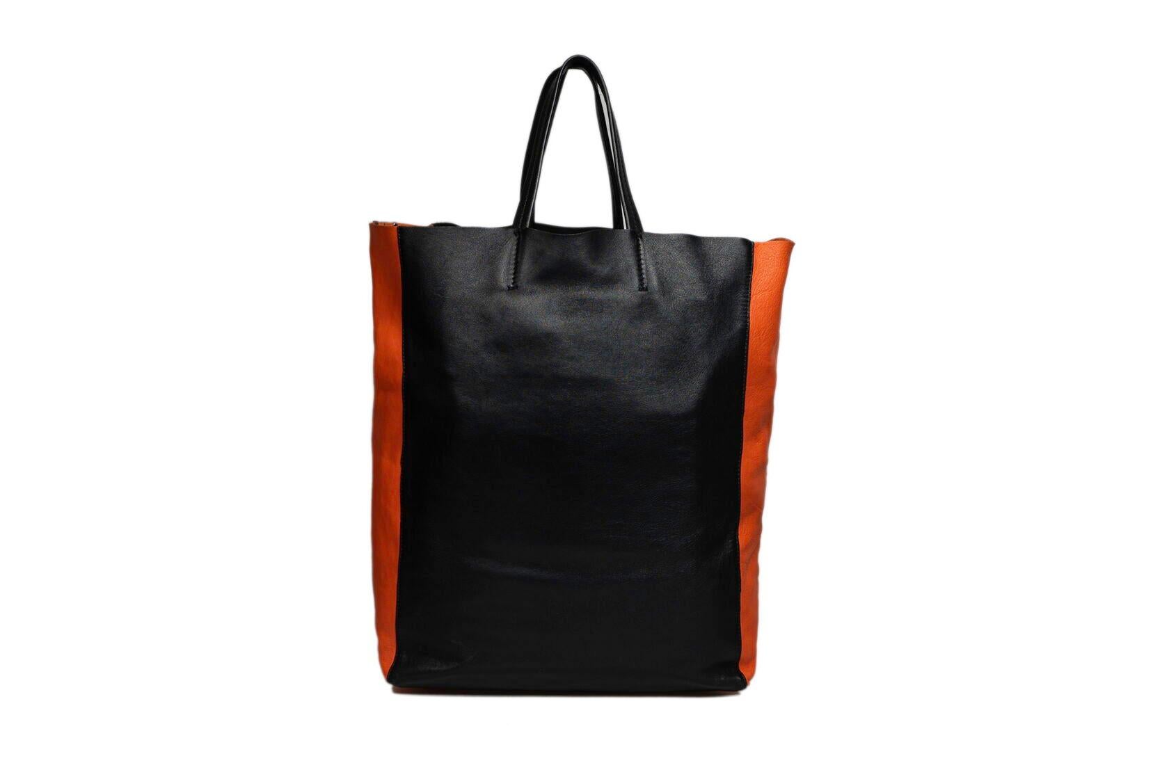 Celine Cabas Leather Tote Bag For Sale 5